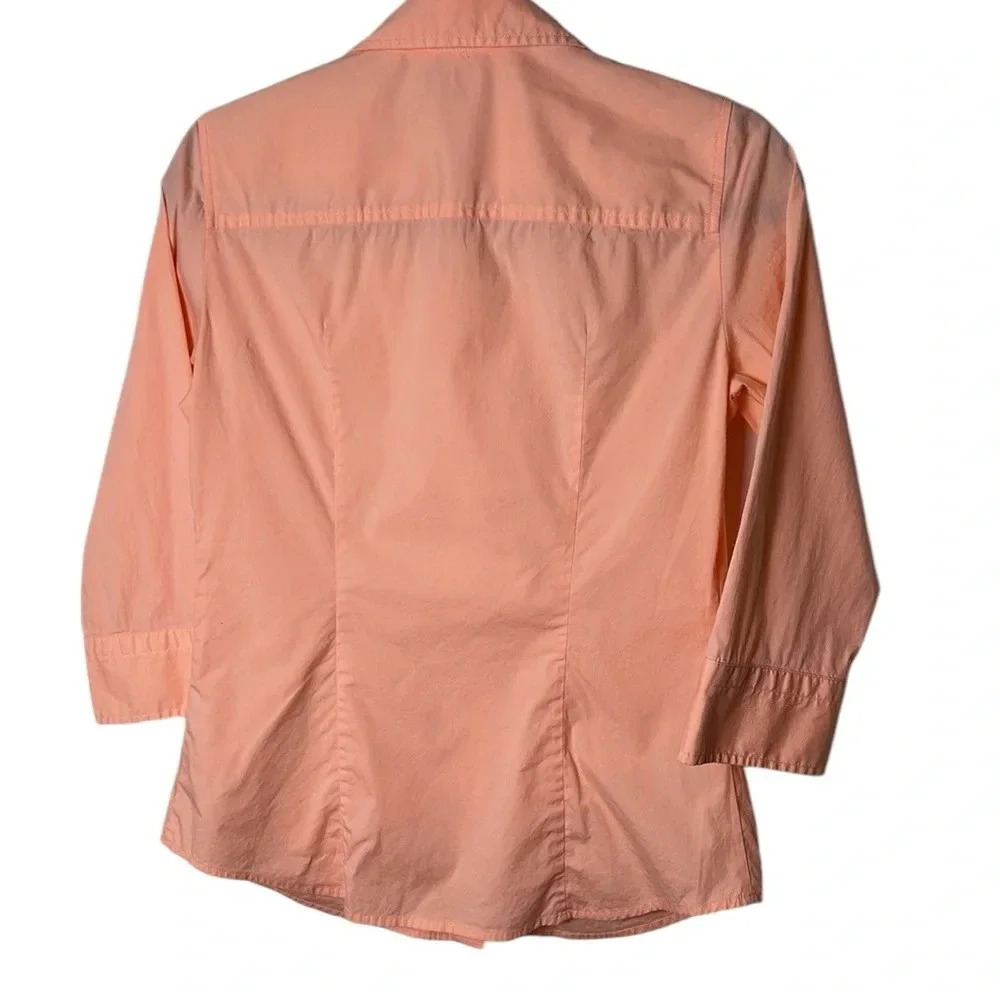 J,Crew cotton blouse,shirt,sz S, EC, office,minimalist,lagenlook,sustainable - Picture 7 of 16